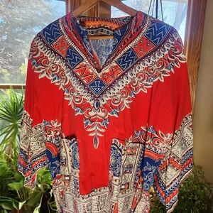 Vintage Cotton Dashiki Top